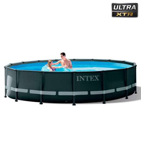 Каркасный бассейн INTEX круглый серия ультра 488х122 см от 6 лет