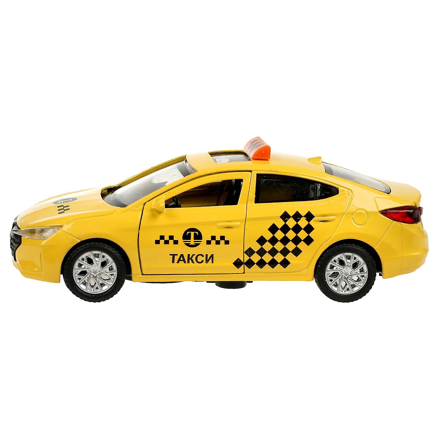 Машина Технопарк Hyundai Elantra Такси 357771 357771 - фото 6