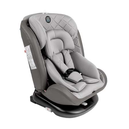 Автокресло Amarobaby Brilliant Isofix класс D группа 0+/1/2/3 Серый