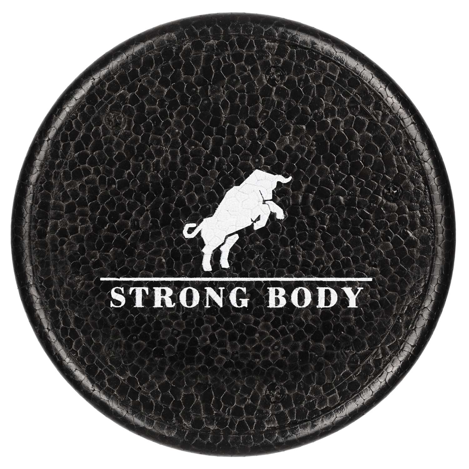 Ролик массажный STRONG BODY спортивный для фитнеса МФР йоги и пилатеса черный 90х15 см - фото 6