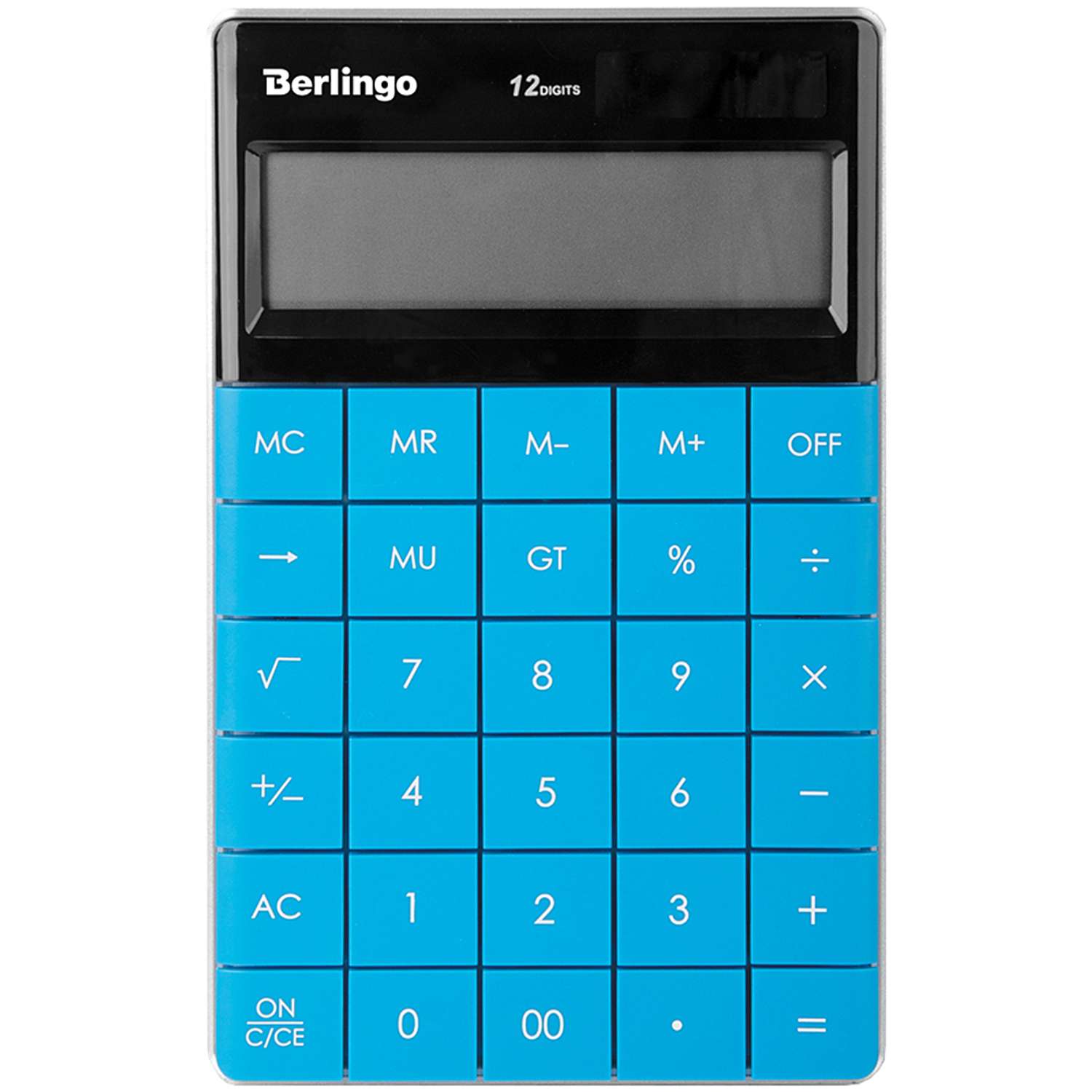 Калькулятор настольный Berlingo Power TX 12 разрядов синий - фото 1