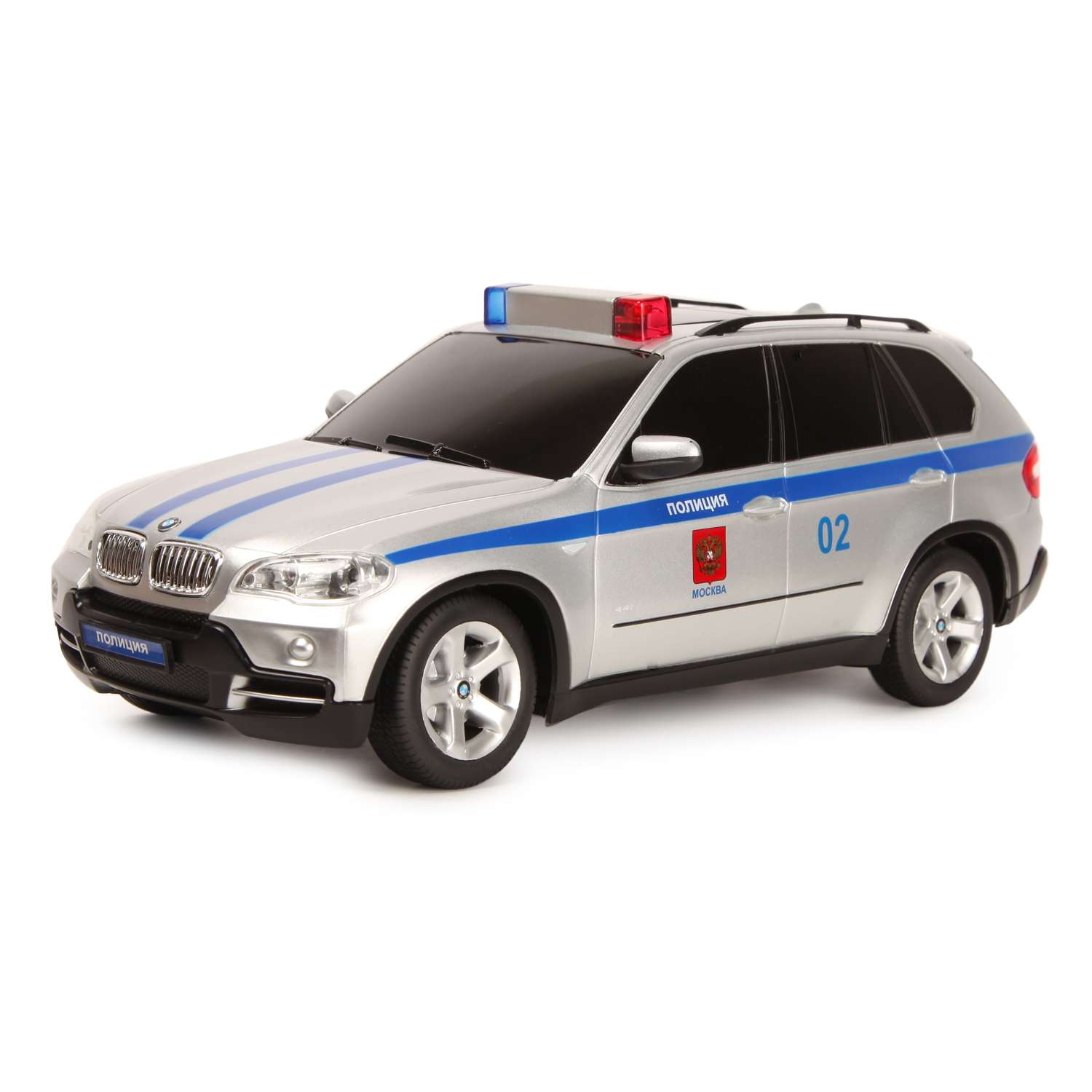 Машинка Rastar РУ 1:18 Bmw X5 Полицейская 23100P - фото 3