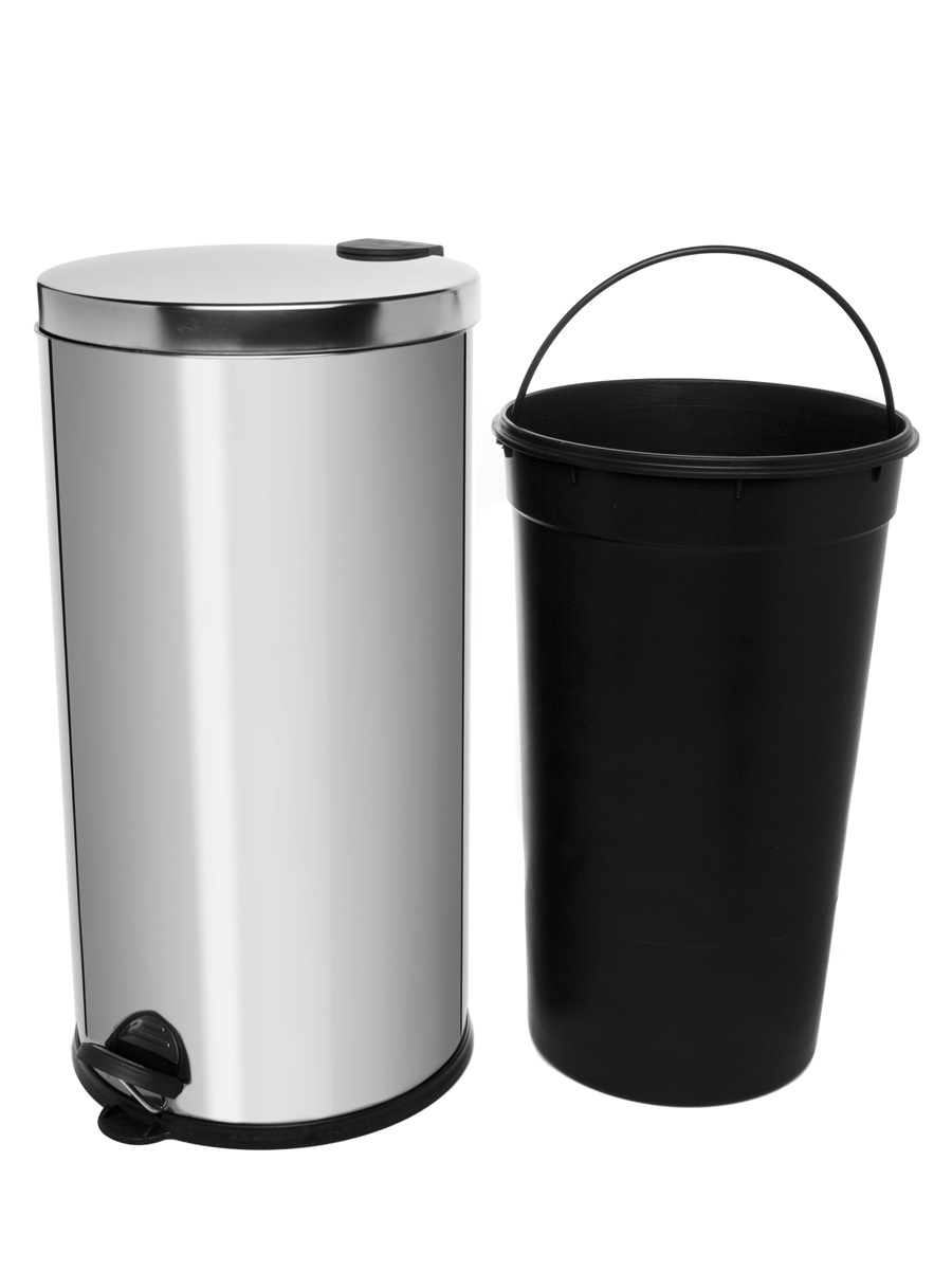 Ведро для мусора NAVAKO Cassiopea 40L Chrome - фото 3