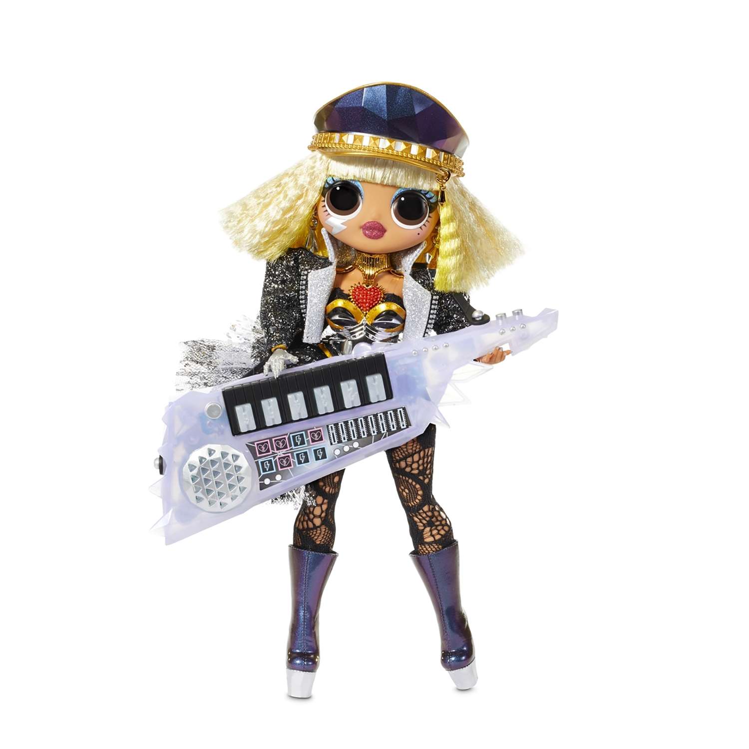 Кукла L.O.L. Surprise! OMG Remix Rock Fame Queen and Keytar 577607EUC 577607EUC - фото 1