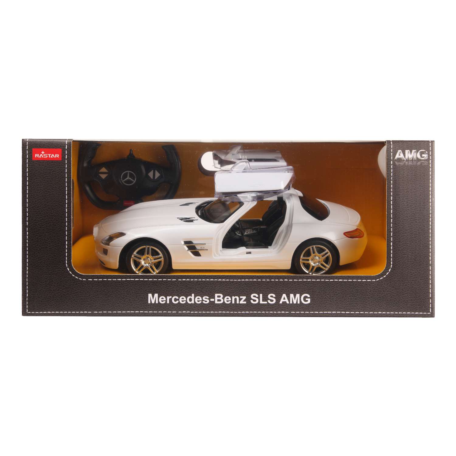 Машина Rastar РУ 1:14 Mercedes-Benz SLS Белая 47600 - фото 2