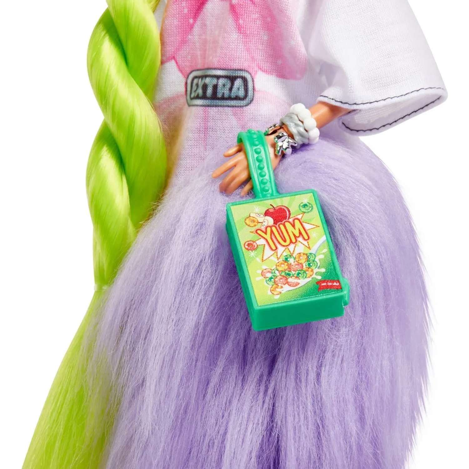 Кукла Barbie Экстра с зелеными неоновыми волосами MATTEL GRN27/NDJ44 - фото 6