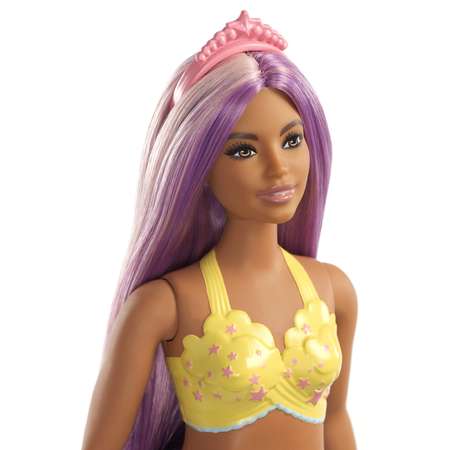 Кукла Barbie Dreamtopia Русалочка с сиреневыми волосами FXT09