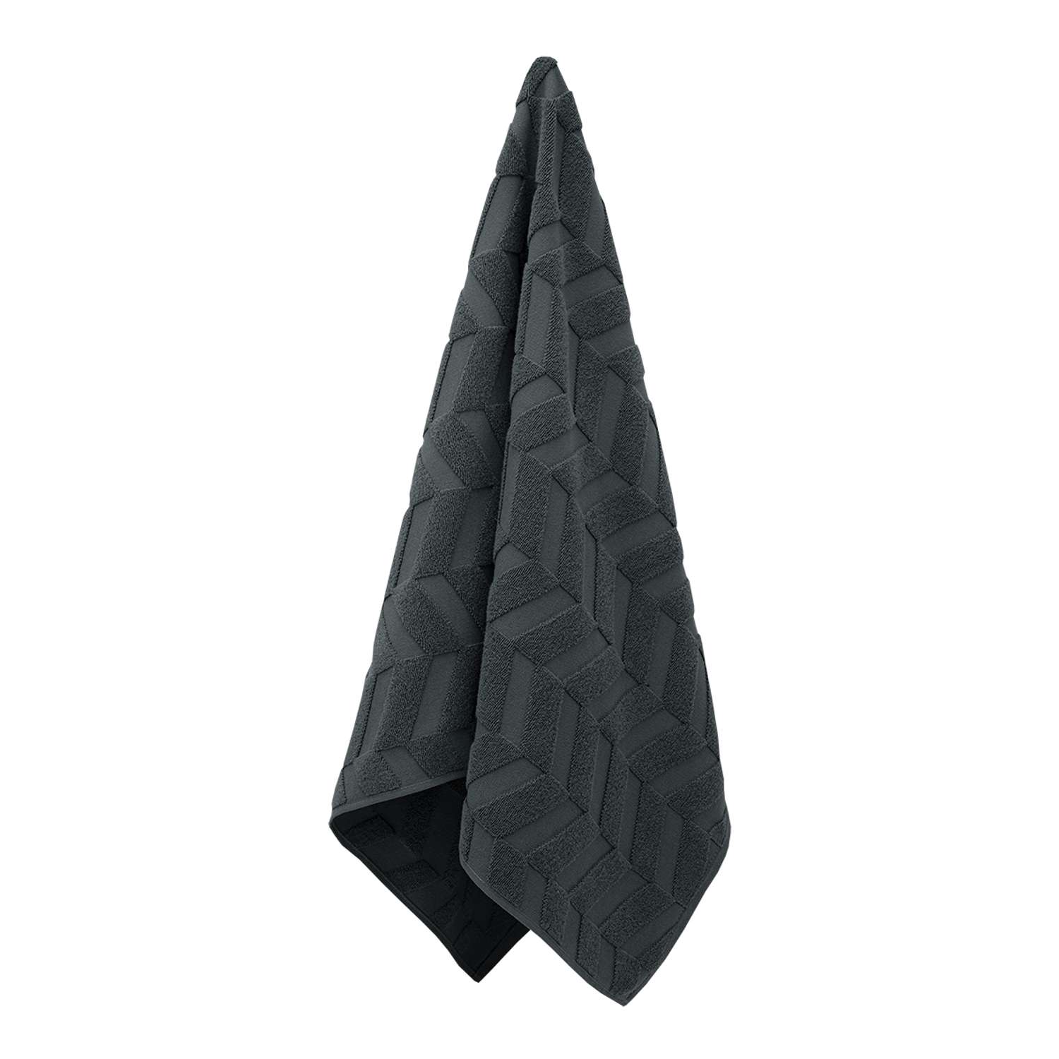 Махровое полотенце BRAVO Моноколор 50х80 серый - фото 4