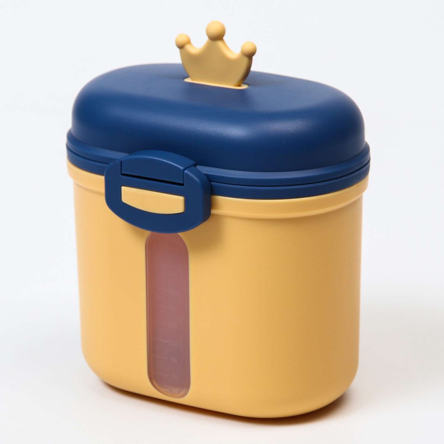 Контейнер Mum and Baby для хранения детского питания «Корона» 360 гр цвет желтый - фото 1