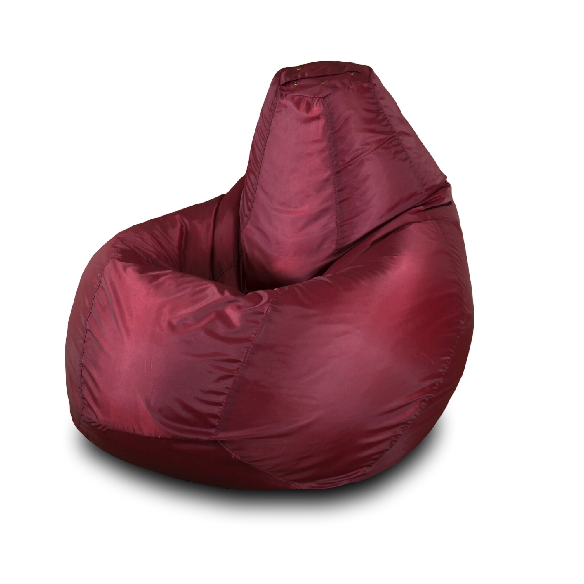 Кресло-мешок Пазитифчик Груша 130х85 см бордовый - фото 1