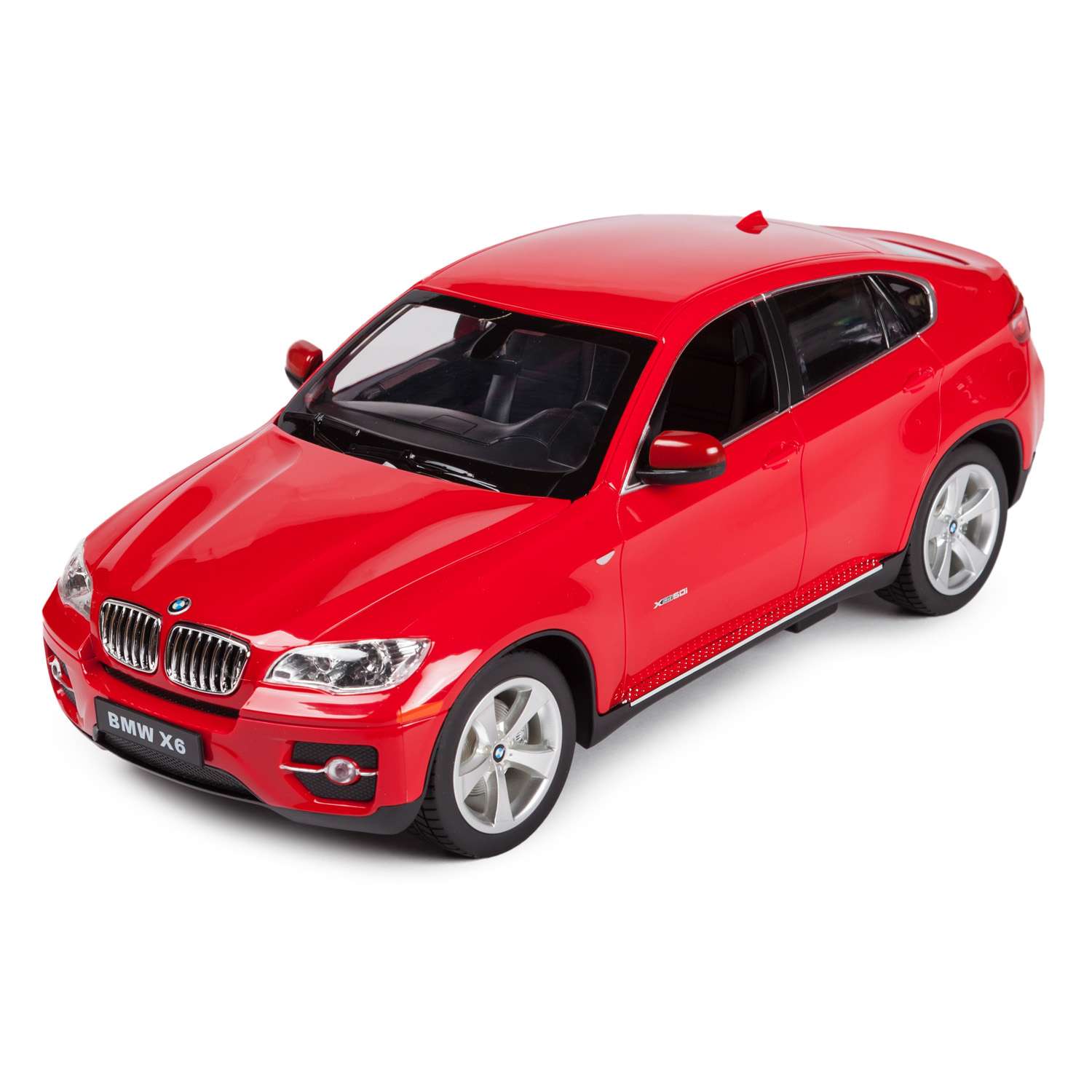 Машинка радиоуправляемая Rastar BMW X6 1:14 красная - фото 2