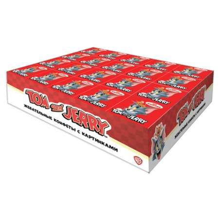 Жевательные конфеты Tom and Jerry (WB) Набор подарочный 40шт со вкусом Клубники