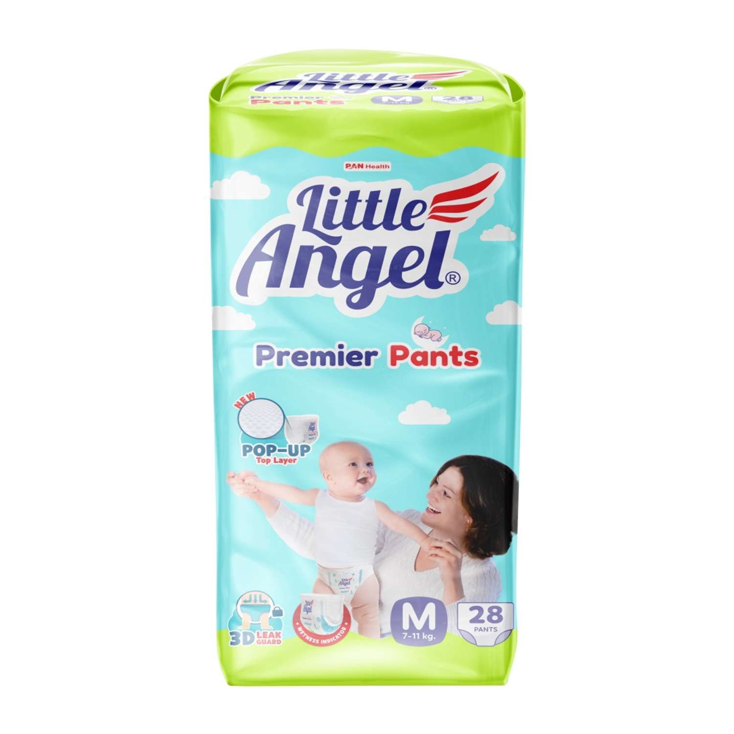 Подгузники-трусики Little Angel. Premier M (5-7 кг) 28штук - фото 8