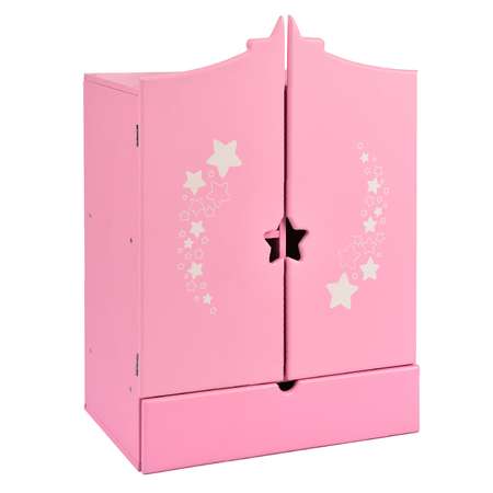 Шкаф для кукол Манюня Diamond star Розовый 74219