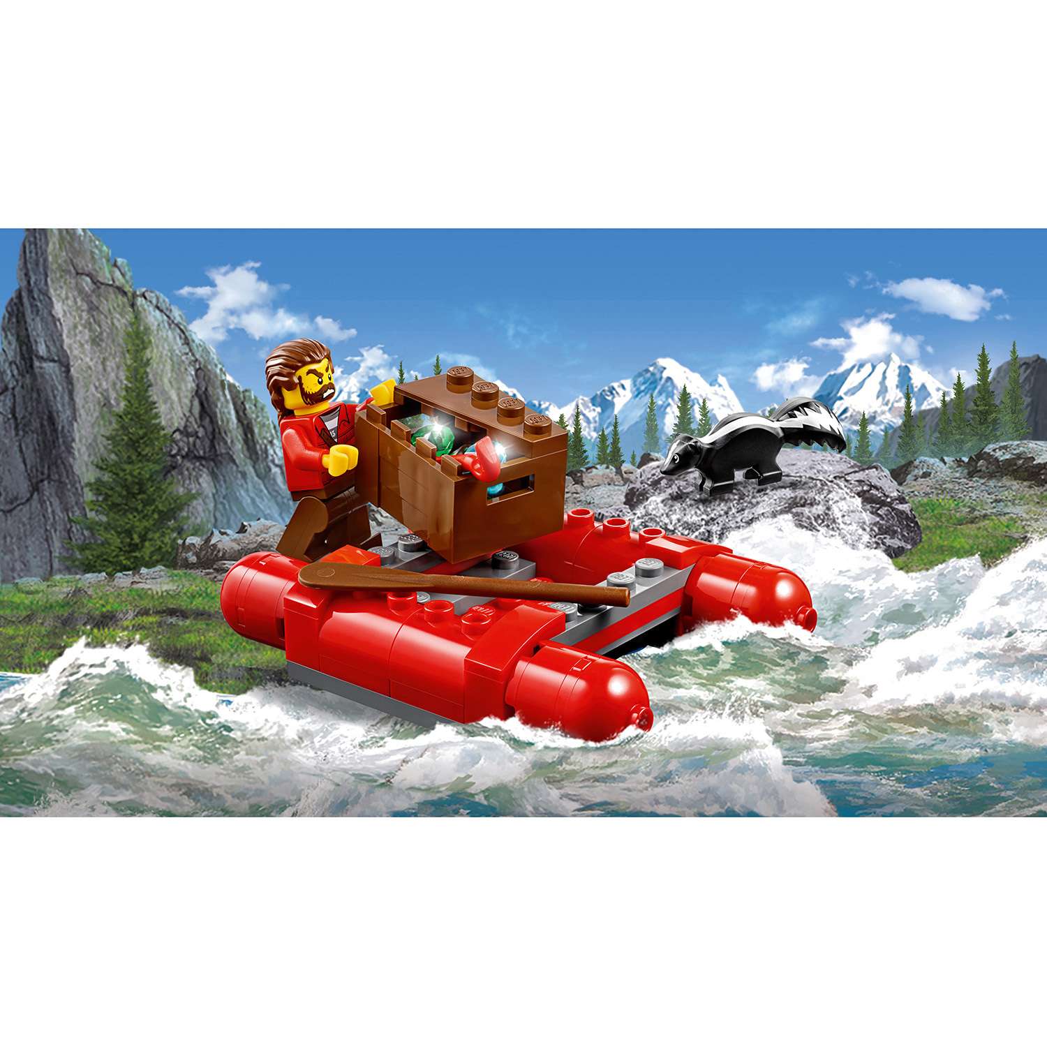 Конструктор LEGO Погоня по горной реке City Police (60176) - фото 9