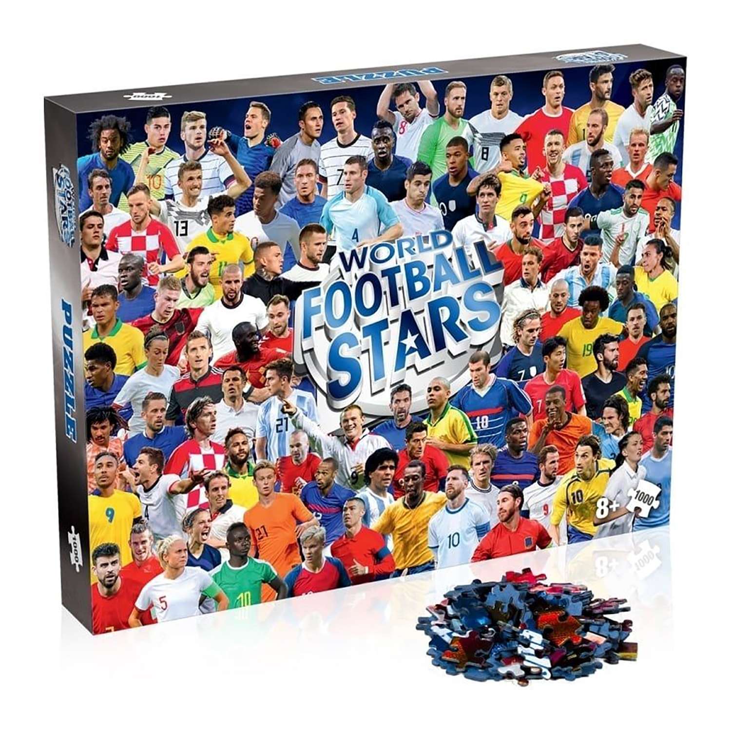 Пазл 1000 деталей Winning Moves Мировые футбольные звезды World Football Stars - фото 4