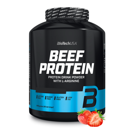 Говяжий протеин BiotechUSA Beef Protein 1816 г клубника