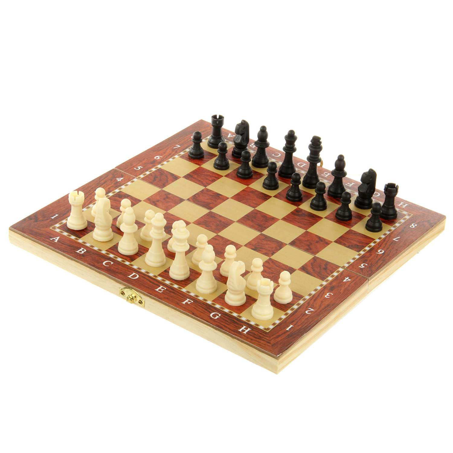 Настольная игра 3в1 Veld Co шашки шахматы нарды - фото 4