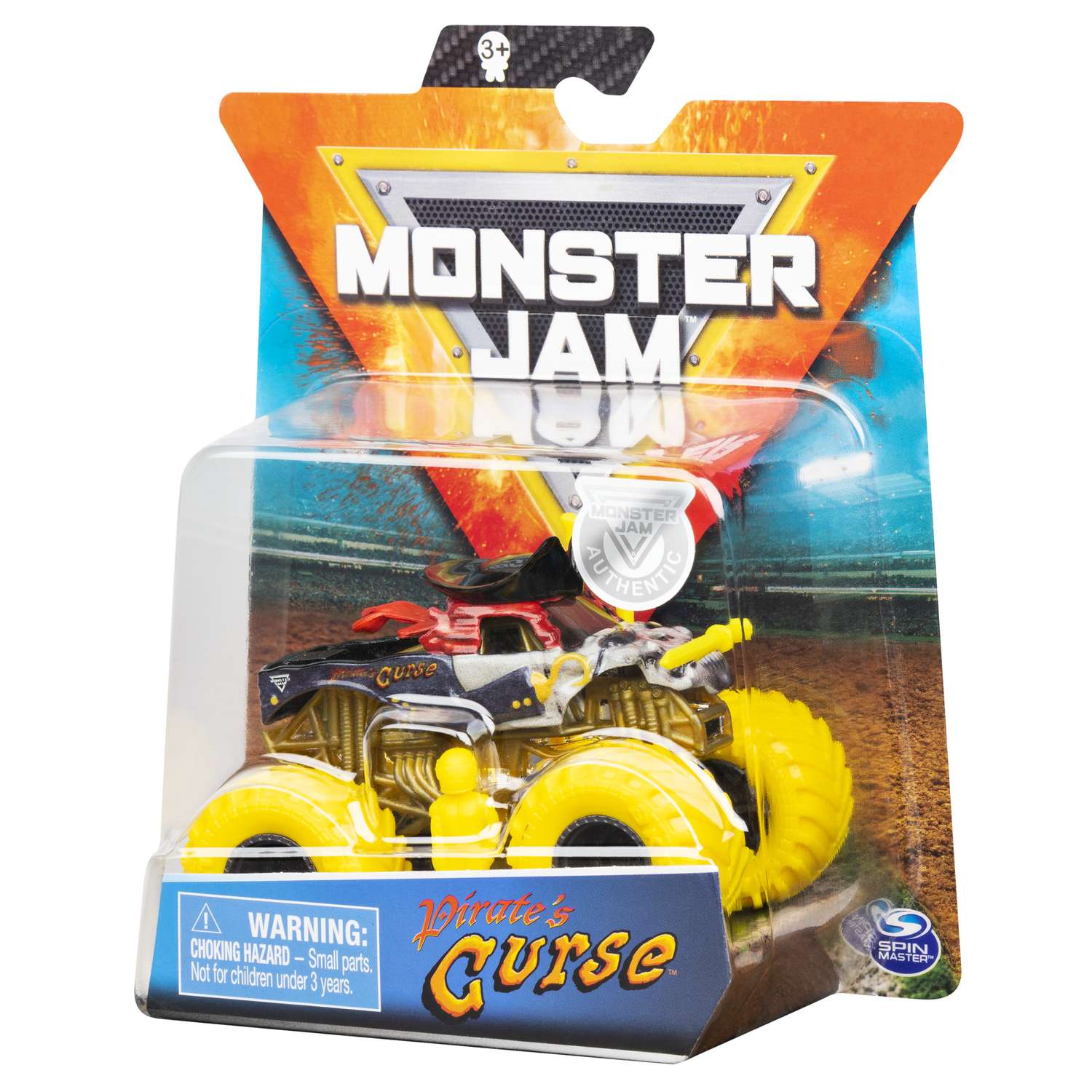 Машинка Monster Jam 1:64 Pirates Curse Neon 6044941/20116897 6044941 - фото 3