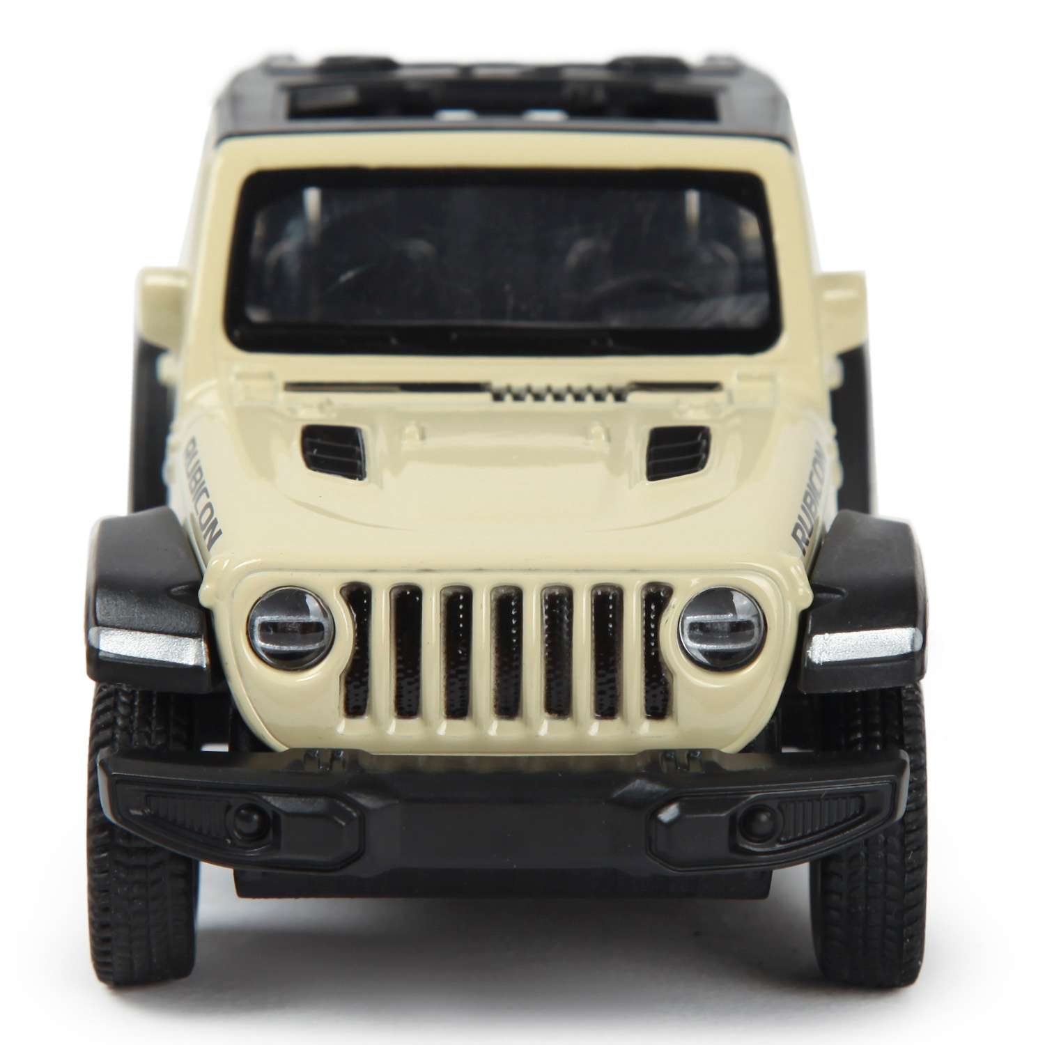 Автомобиль Mobicaro Jeep Rubicon Open Top 1:32 без механизмов бежевый 544060NT(B) - фото 6