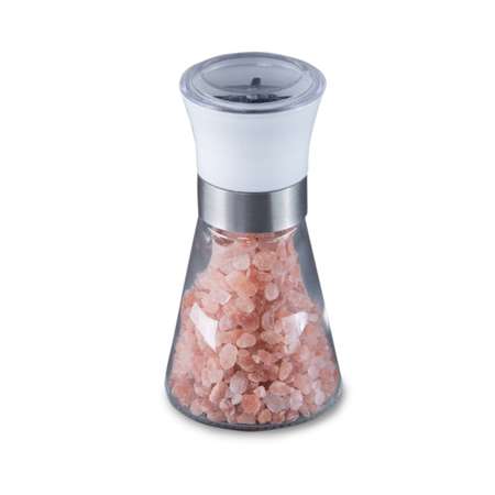 Соль гималайская розовая Wonder Life 2-5мм в стеклянной мельничке с керамическими жерновами 100г цвет белый