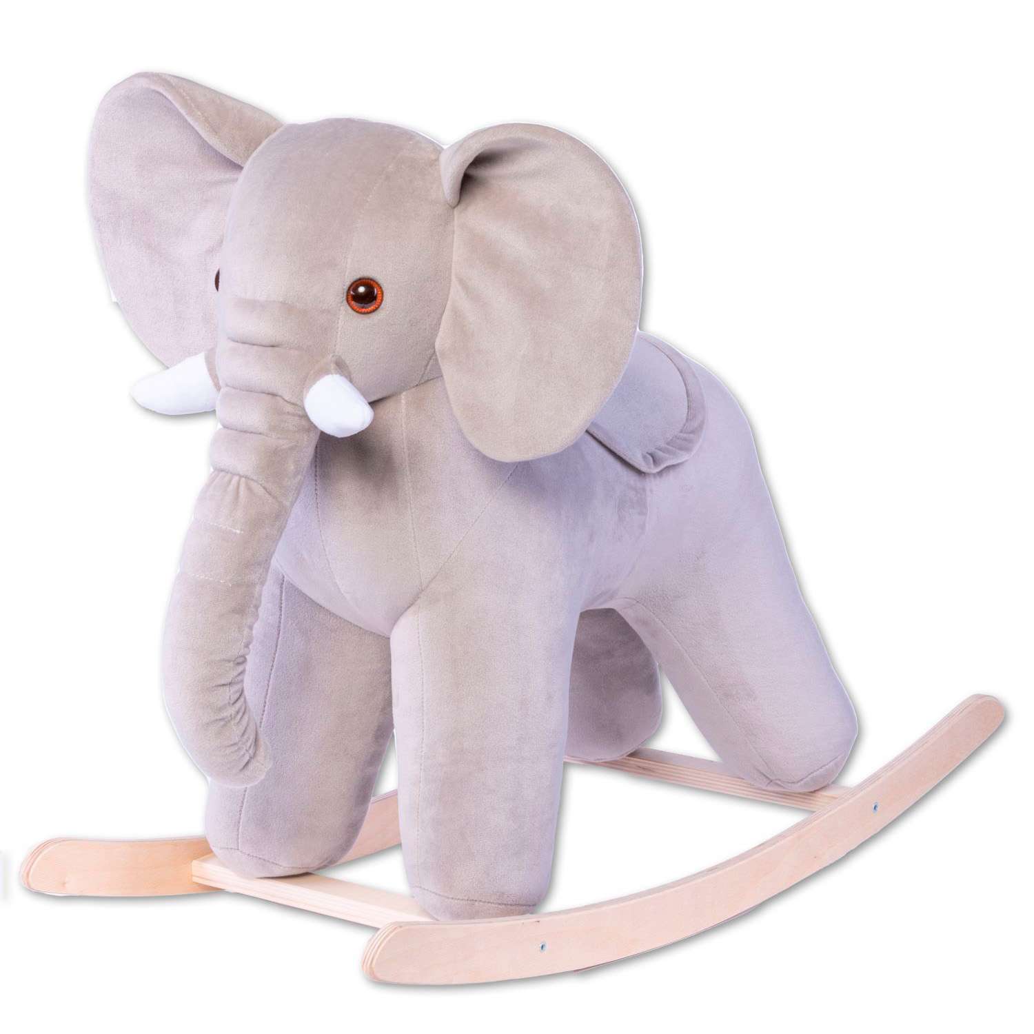 Качалка Нижегородская игрушка Слон серый - фото 1