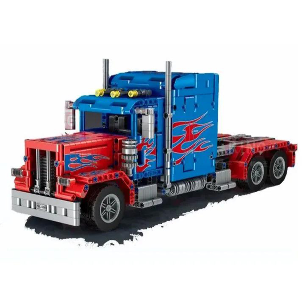 Конструктор Mould King Грузовик Peterbilt 389 Optimus Prime с ДУ и моторизацией 839 деталей - фото 8