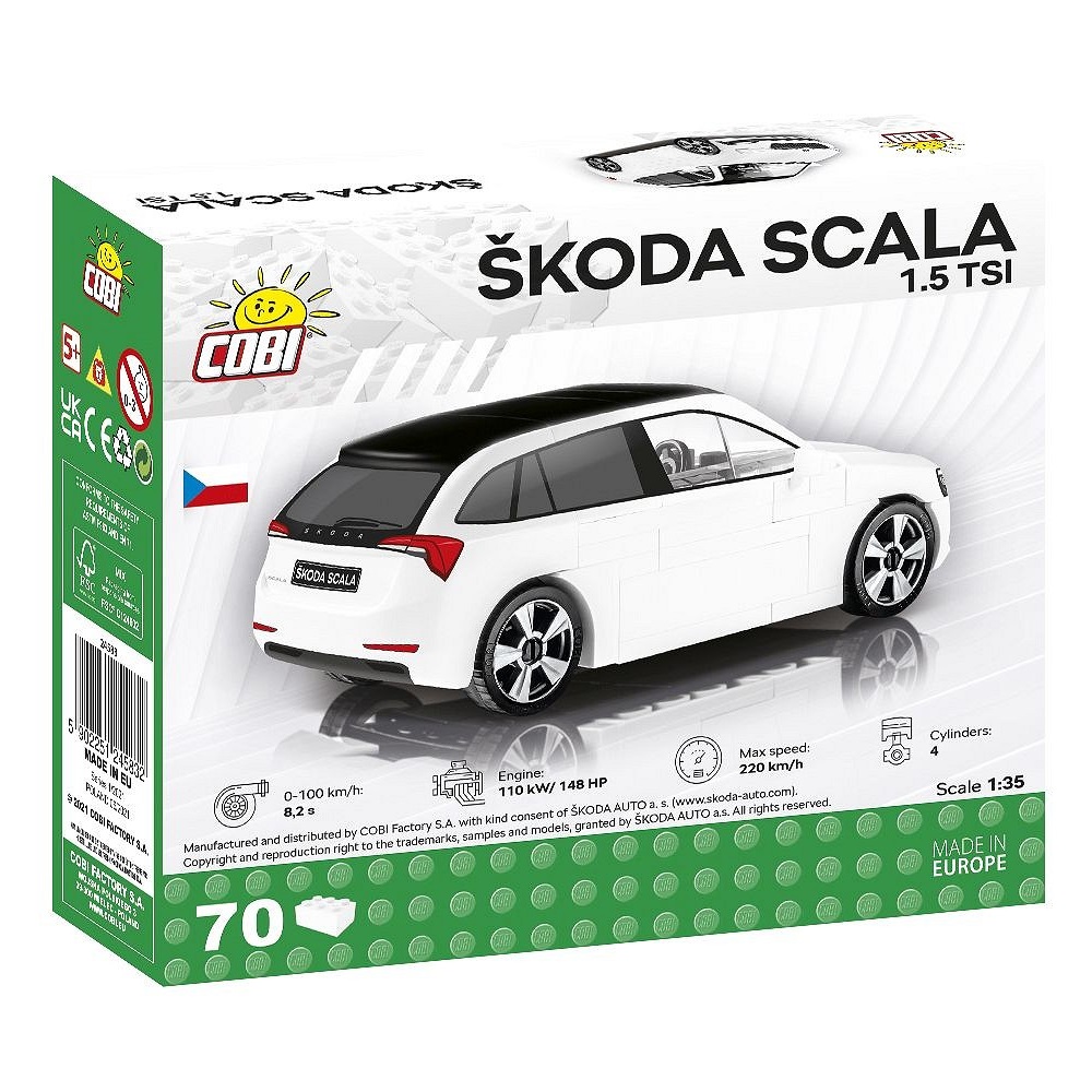 Конструктор COBI Автомобиль Skoda Scala 1.5 TSI купить по цене 2048 ₽ в  интернет-магазине Детский мир