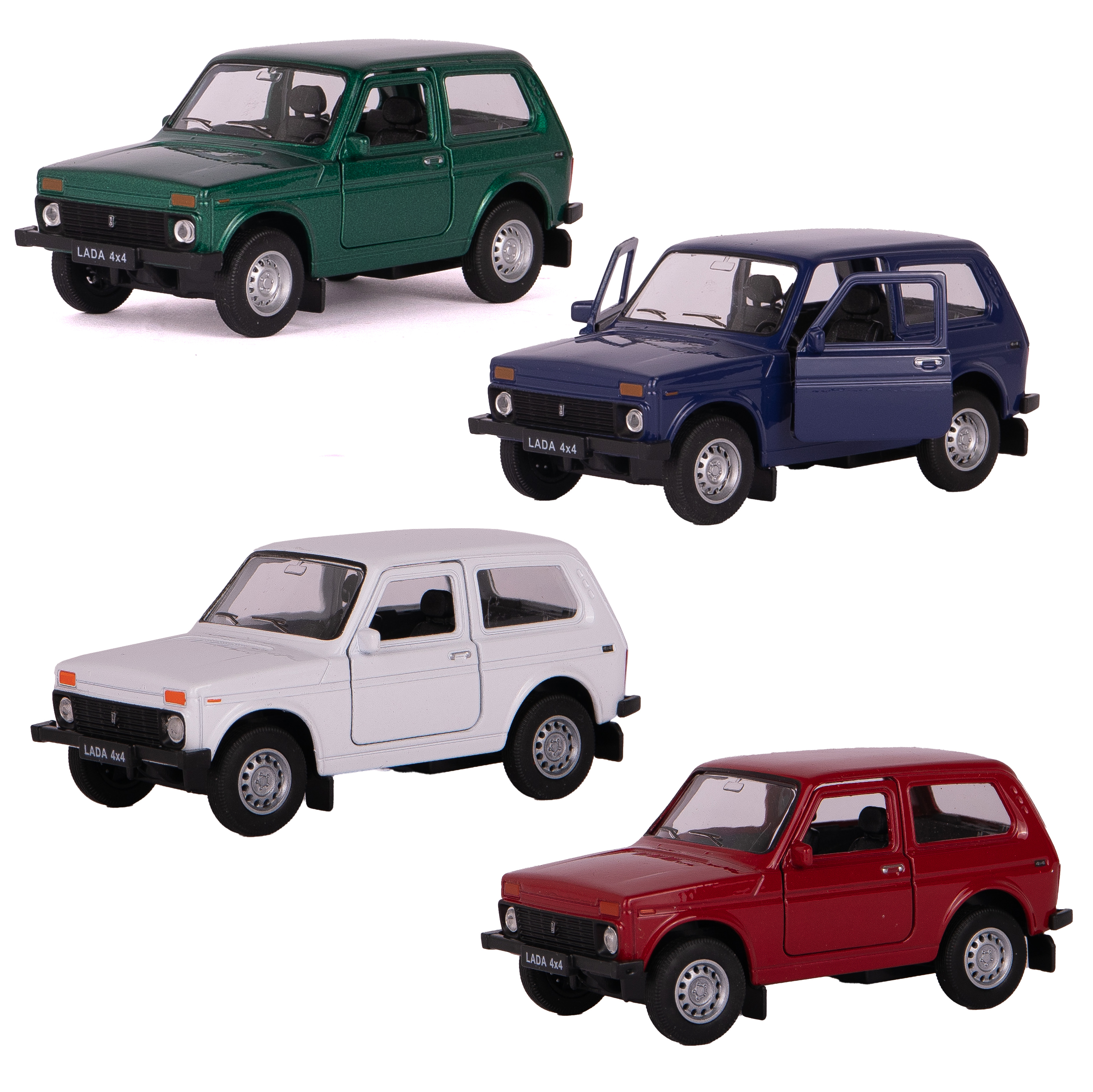 Машинка Welly 1:38 LADA Niva цвет в ассортименте 42386W - фото 3