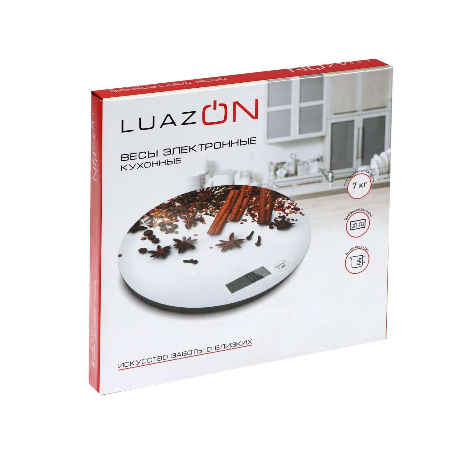 Весы кухонные Luazon Home LVK-701 «Корица» электронные до 7 кг - фото 10