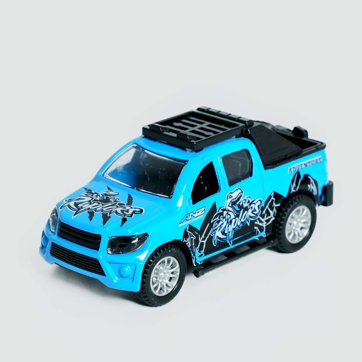 Машинка AUTOGRAND Pickup синяя детская металлическая с инерционным механизмом развивающая крутая 12 см 88541 - фото 1