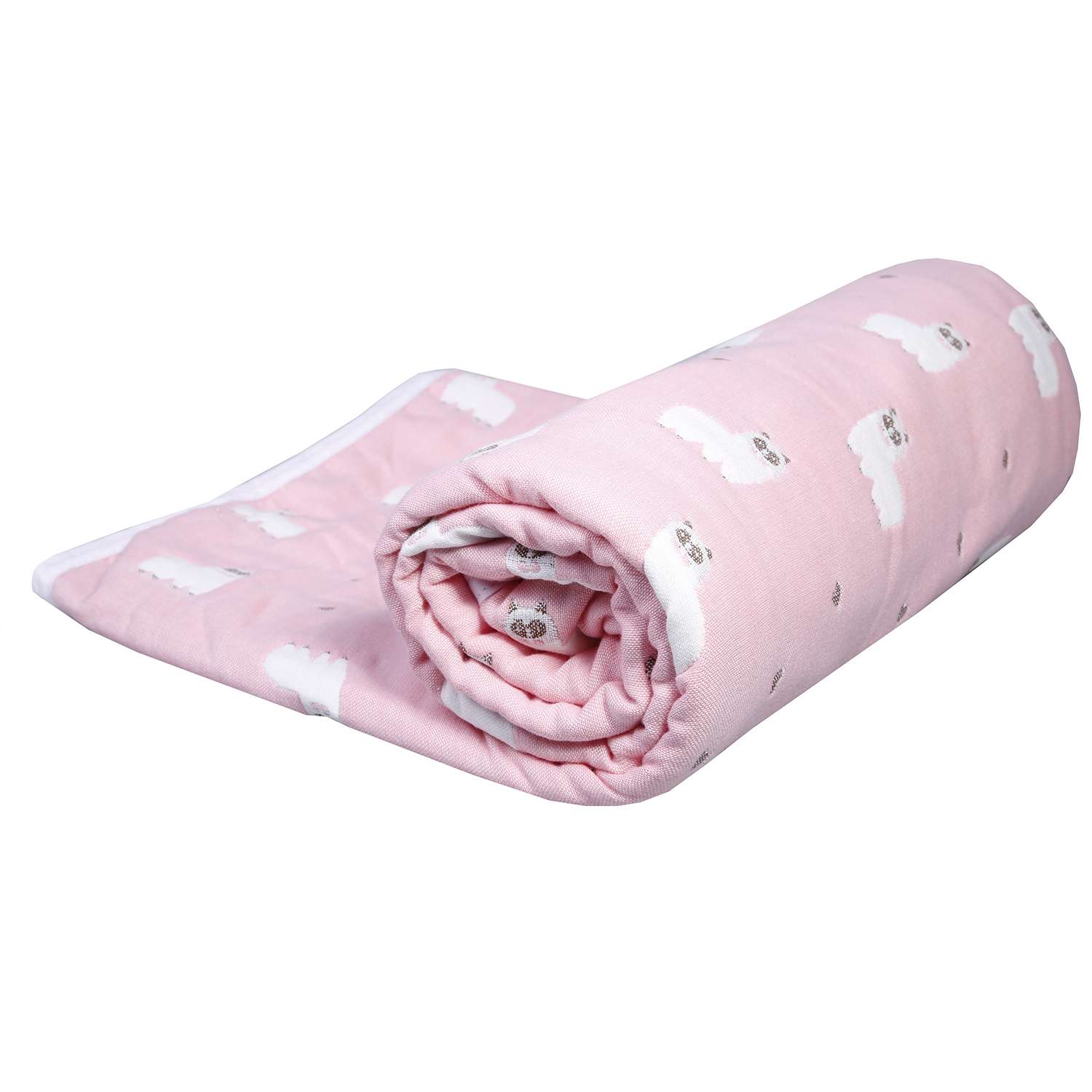 Одеяло BabyEdel Малыш Лама Розовое 23133 - фото 1