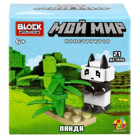 Игрушка-сюрприз 1TOY Blockformers Мой мир 3D конструктор из миниблоков