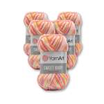 Пряжа для вязания YarnArt Sweet Baby 100 гр 300 м акрил тонкая детская 5 мотков цвет 907