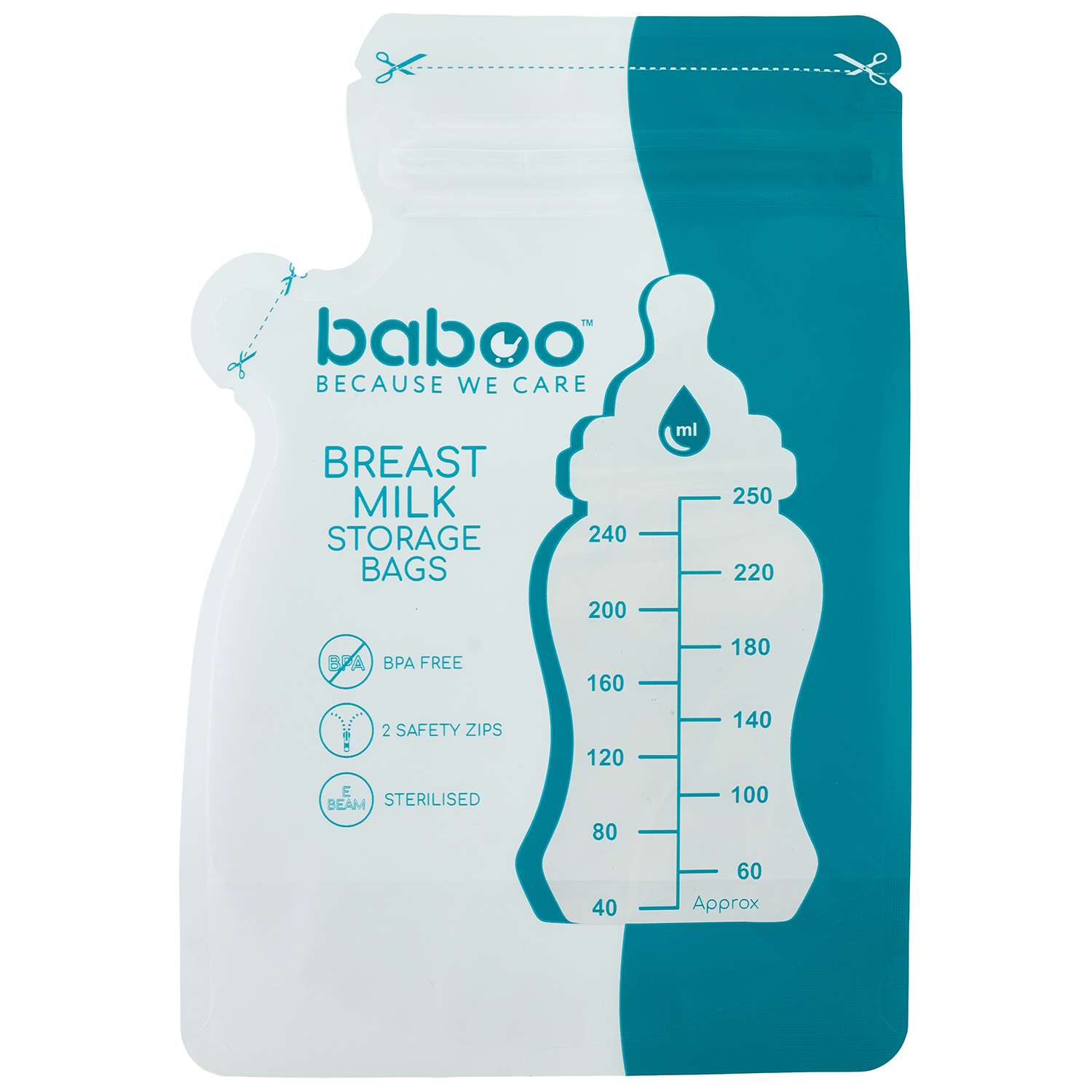 Пакеты для хранения грудного молока BABOO 25шт 2-005 - фото 3