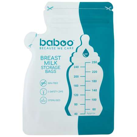 Пакеты для хранения грудного молока BABOO 25шт 2-005