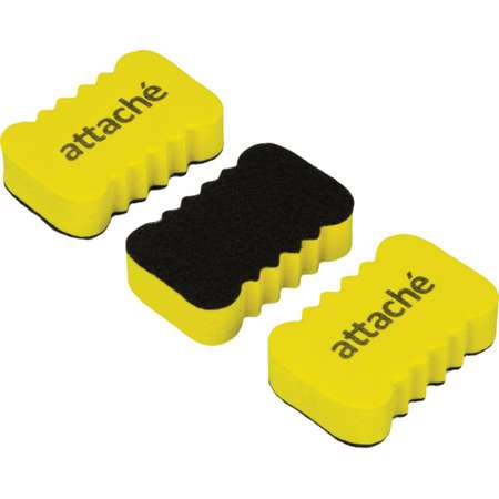 Губка-стиратель Attache для маркерных досок Economy 55x35x15мм 4 упаковки по 3 штуки