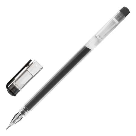 Ручки гелевые Staff 12 штук черные