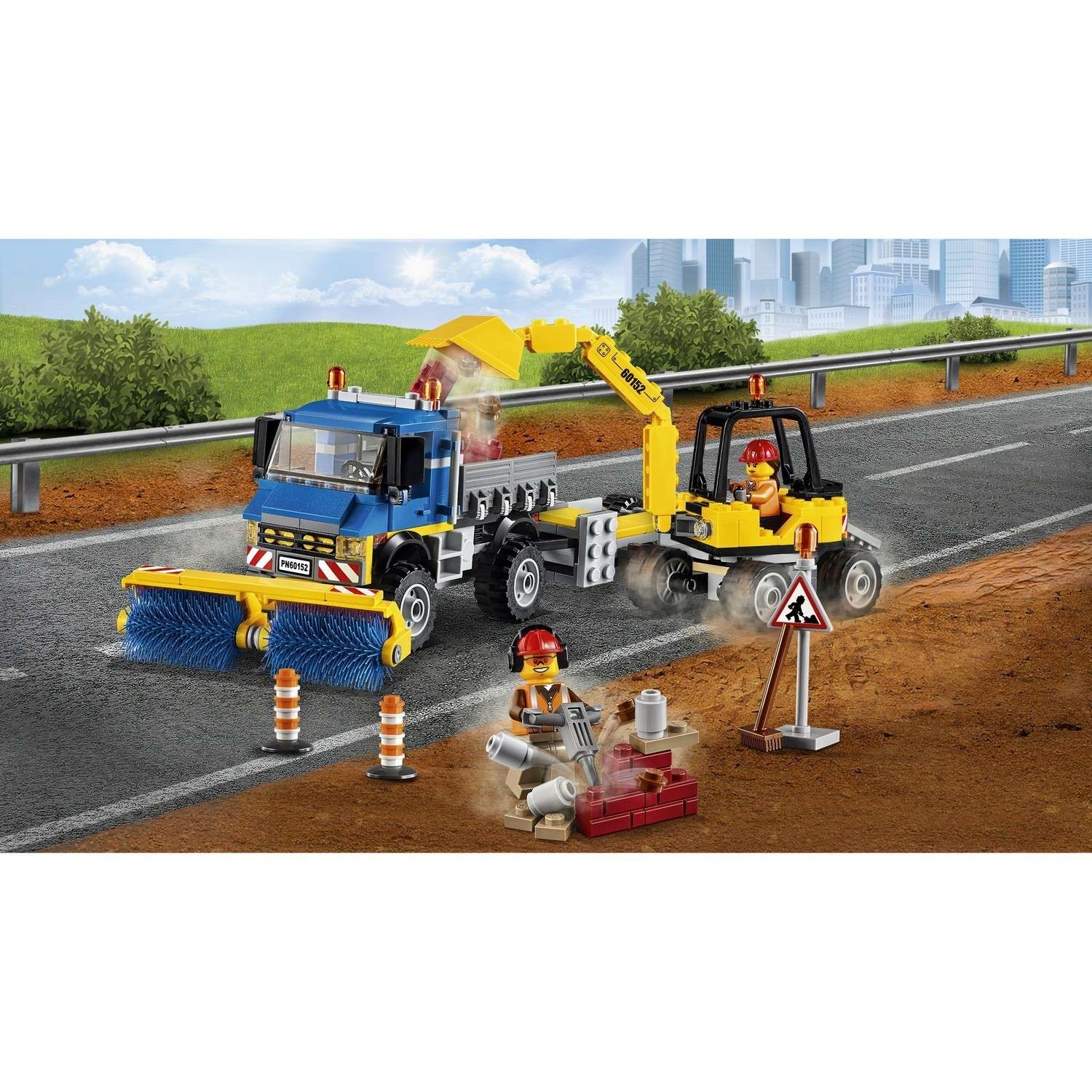 Конструктор LEGO City Great Vehicles Уборочная техника (60152) - фото 5