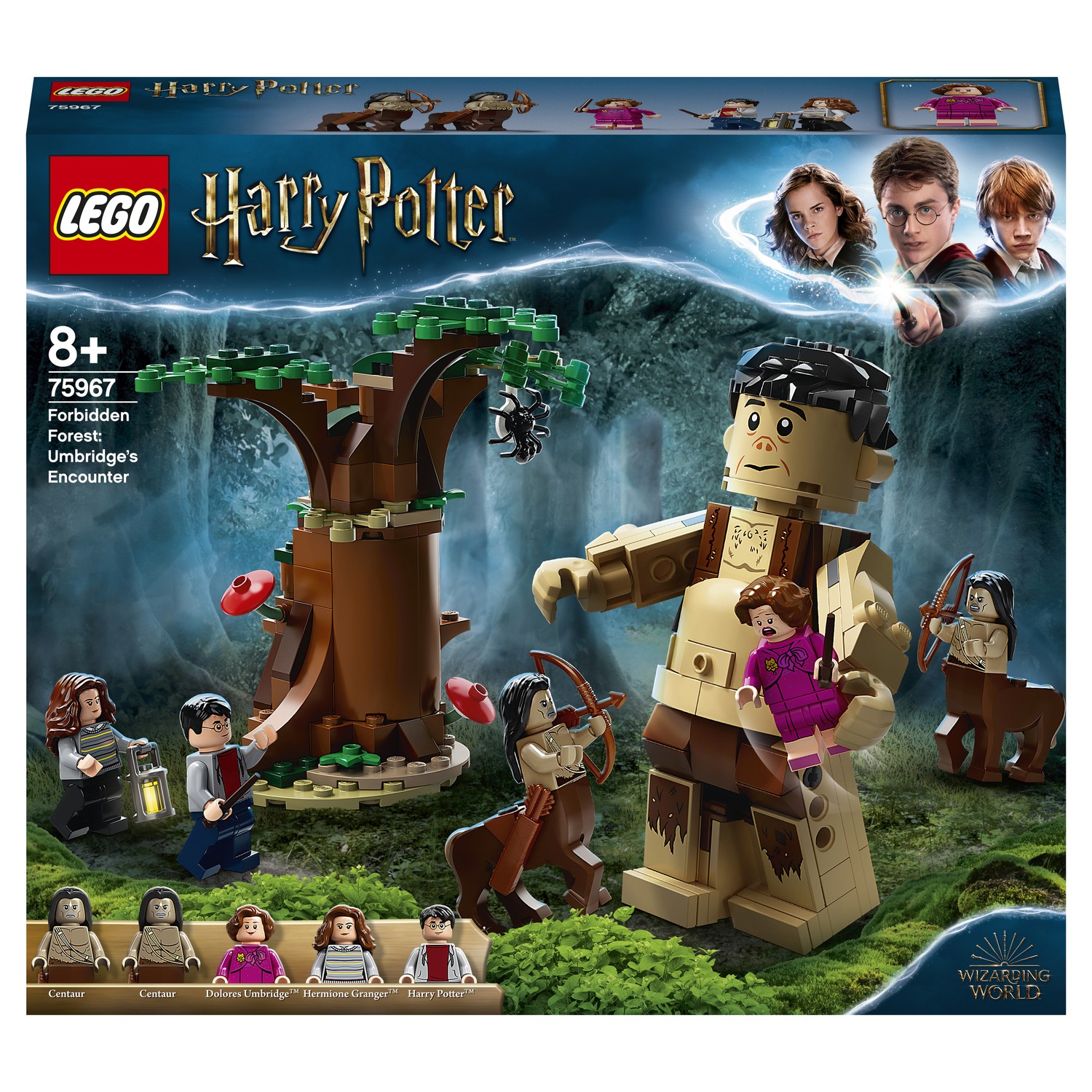 Конструктор LEGO Harry Potter Грохх и Долорес Амбридж 75967 купить по цене  1799 ₽ в интернет-магазине Детский мир