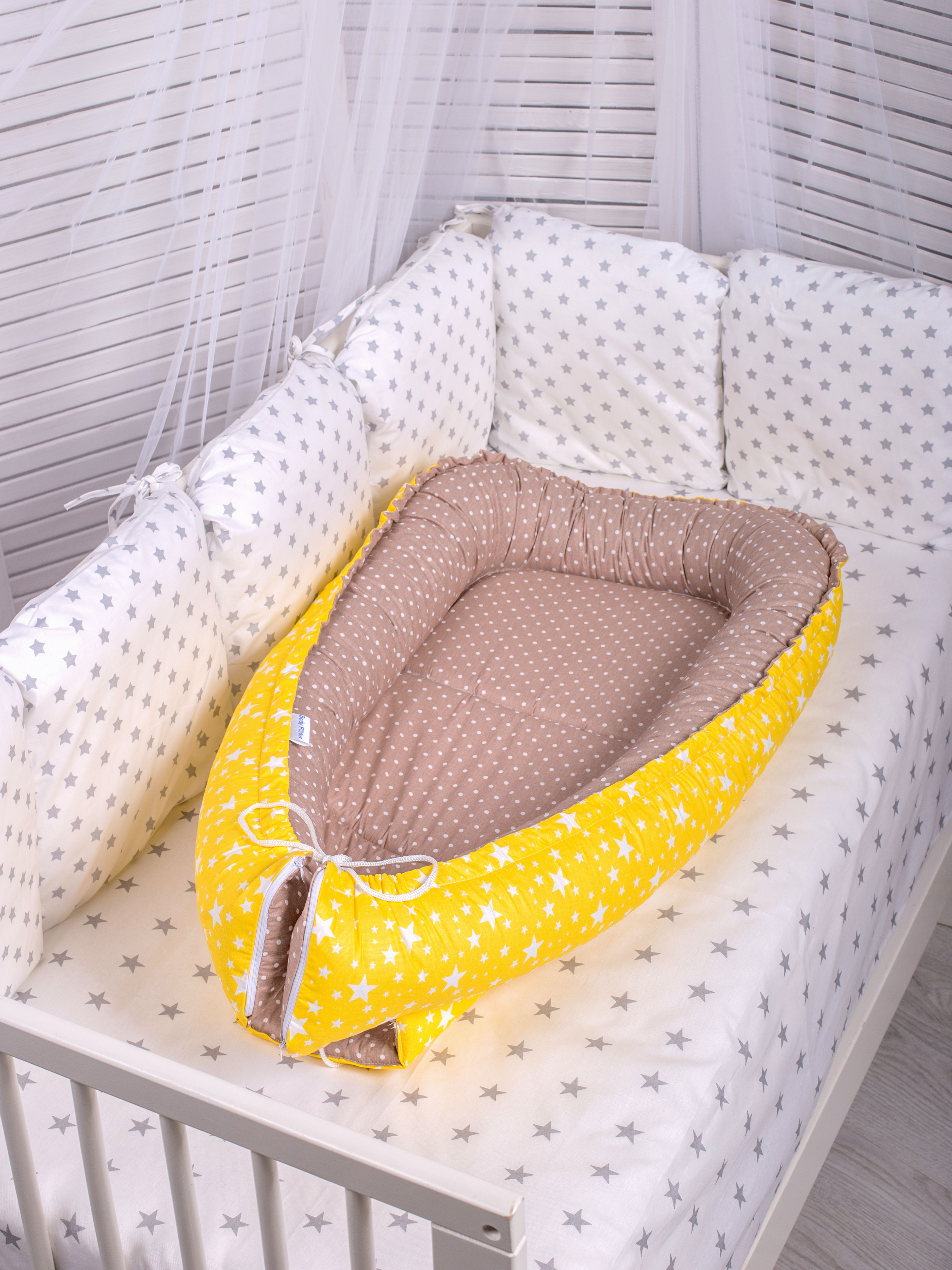 Гнездышко-кокон Body Pillow для новорожденных - фото 5