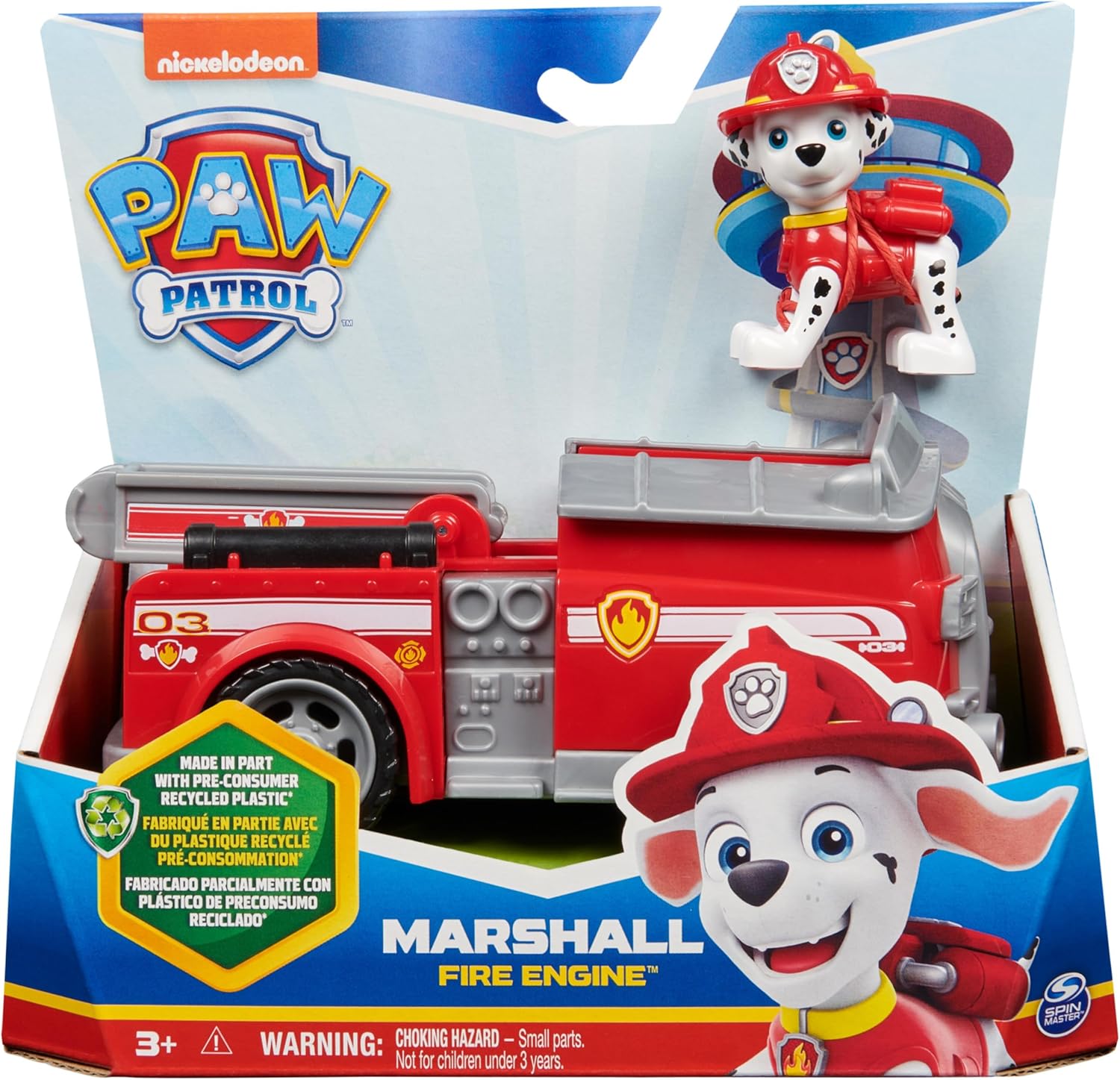 Набор игровой Paw Patrol Маршалл Firetruck 6069058 - фото 8