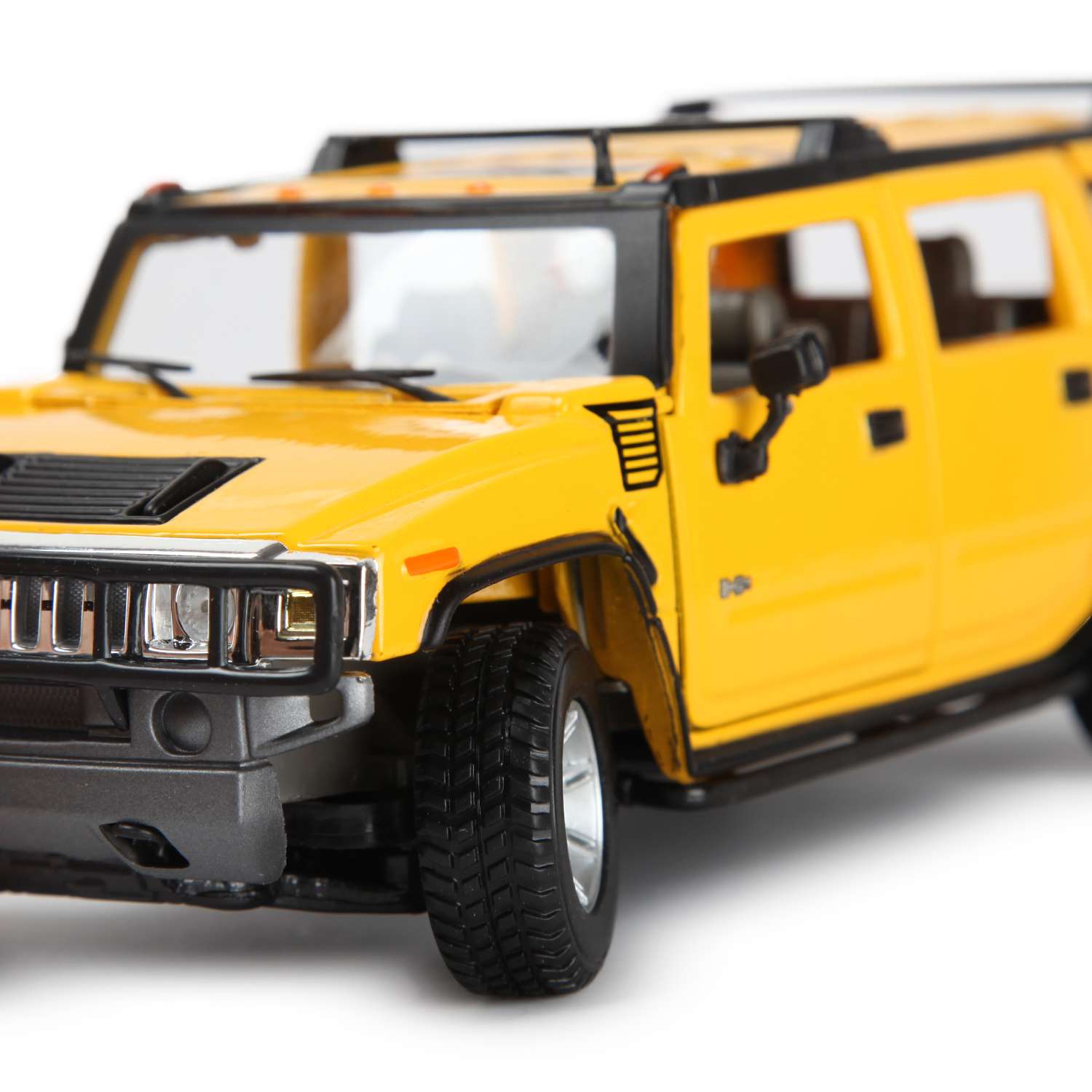 Автомобиль MAISTO Hummer 1:24 без механизмов желтый 31231 - фото 5