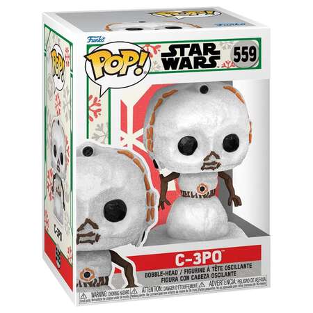 Фигурка Funko POP! Bobble Star Wars Holiday C-3PO Snowman (559) 64335