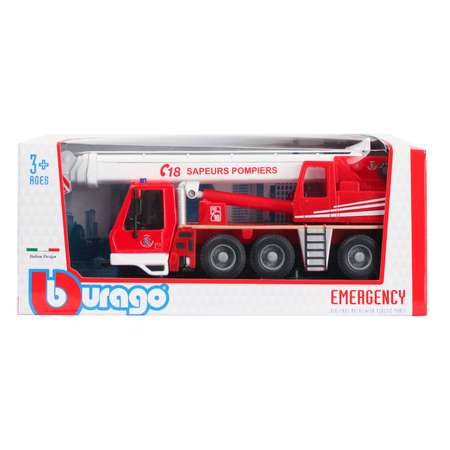 Кран BBurago 1:50 Emergency Красный 18-32010