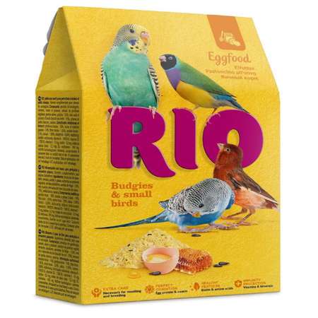 Корм для волнистых попугаев и мелких птиц RIO яичный 250г