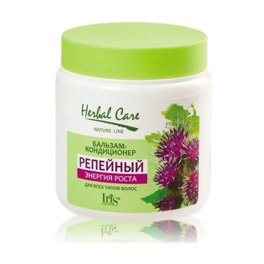 Бальзам для волос Iris Cosmetic кондиционер herbal care репейный 500 мл - фото 1