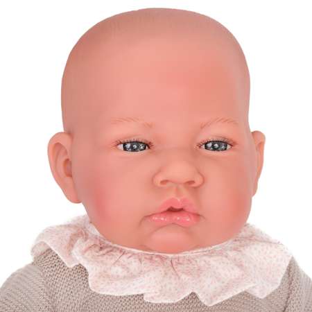 Кукла Antonio Juan Реборн Оли в бежевом 40 см мягконабивная