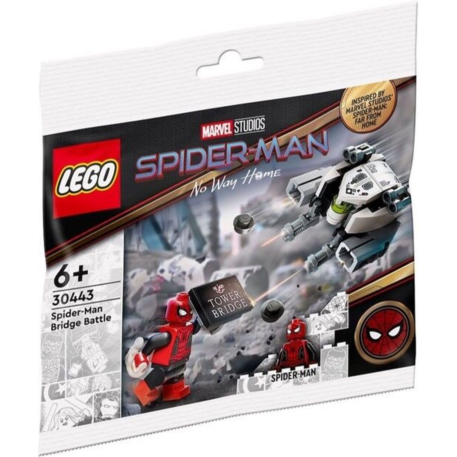 Конструктор LEGO Marvel Super Heroes Битва на мосту Человека-паука 30443  купить по цене 199 ₽ в интернет-магазине Детский мир