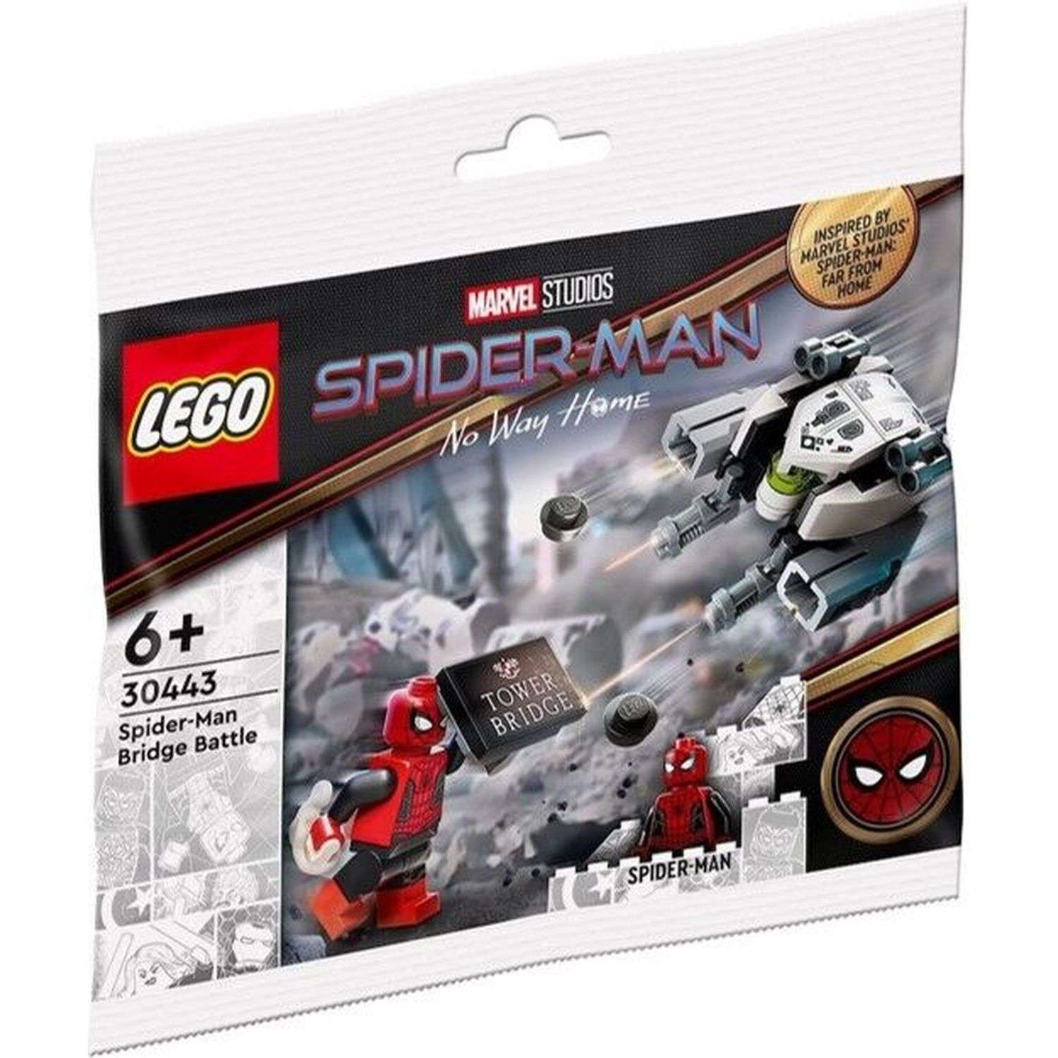 Конструктор LEGO Marvel Super Heroes Битва на мосту Человека-паука 30443 - фото 1